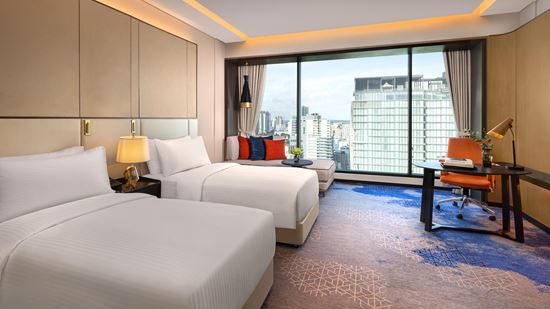 Amari Colombo Club Deluxe King Bedroom with city view