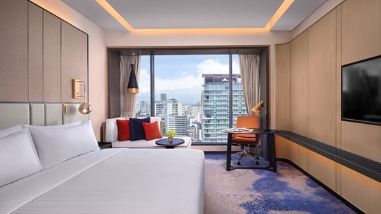 Amari Colombo Superior King Bedroom with city view