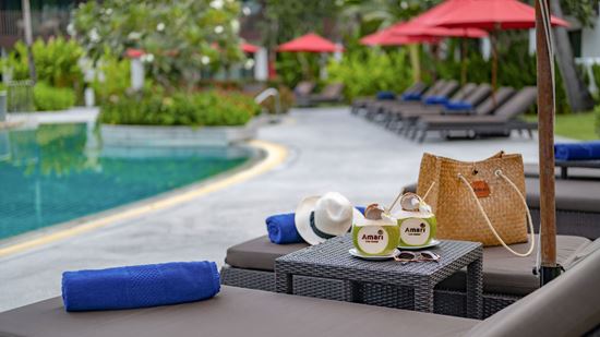 Surrounding at Thai Village swimming pool